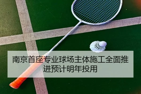 南京首座专业球场主体施工全面推进预计明年投用（HTHSportsapp）